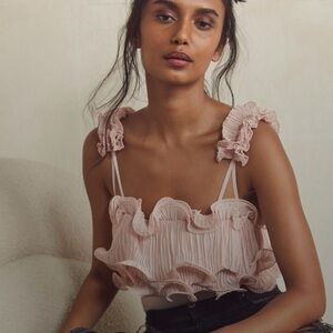 Free People For The Frill Of It Bodysuit M